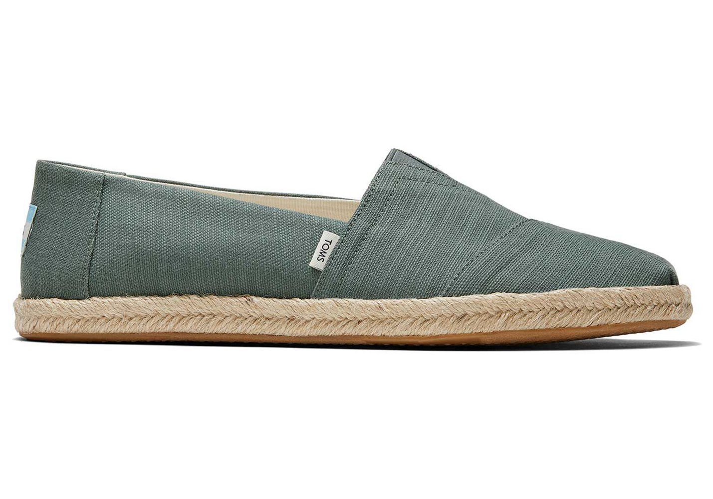 Toms Espadryle Męskie Zielone - Alpargata Rope - 09IFZOPNS